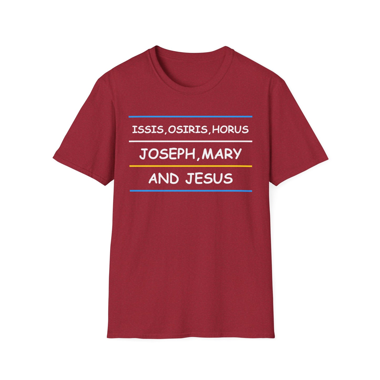 ISSIS, OSIRIS, HORUS, Joseph, Mary and Jesus