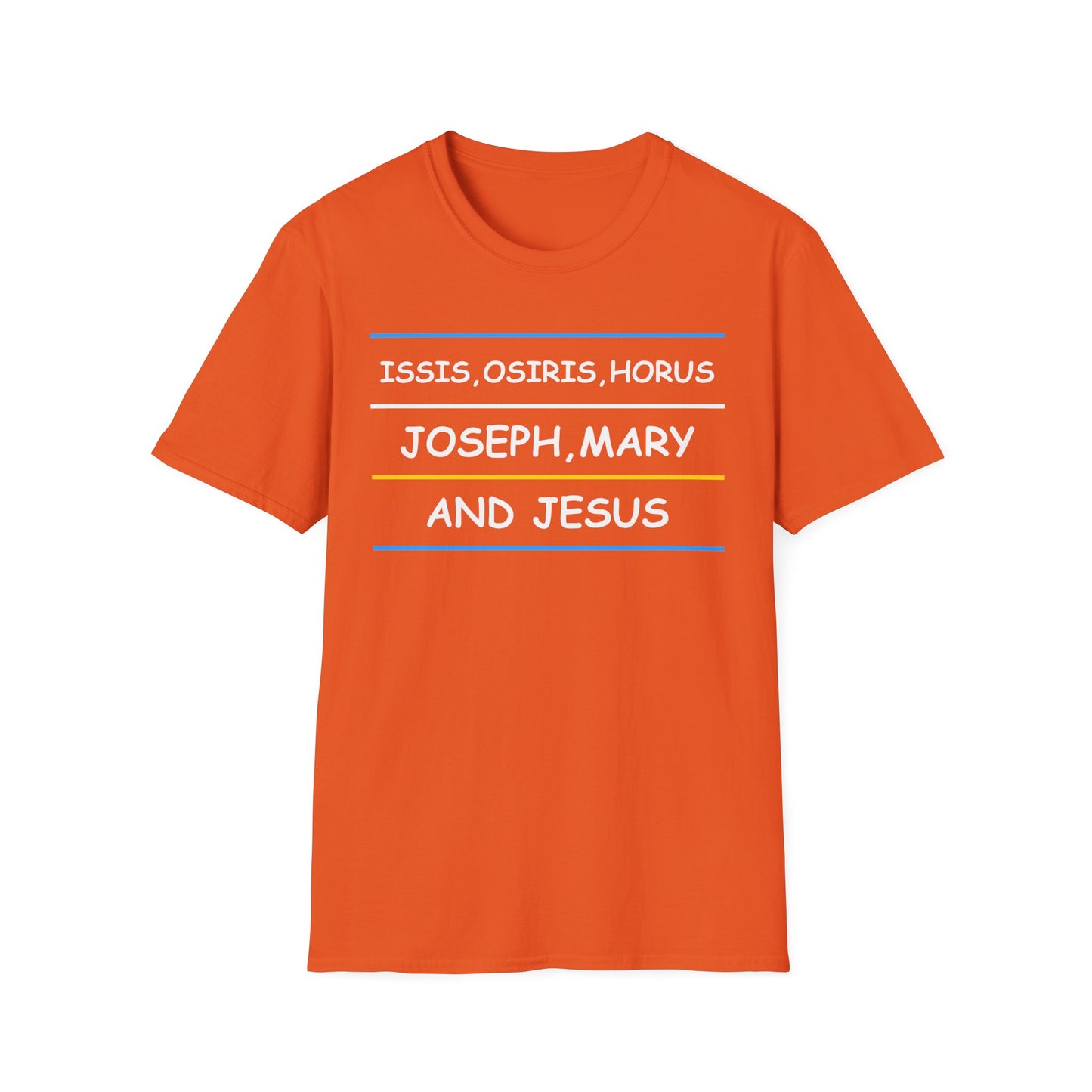 ISSIS, OSIRIS, HORUS, Joseph, Mary and Jesus