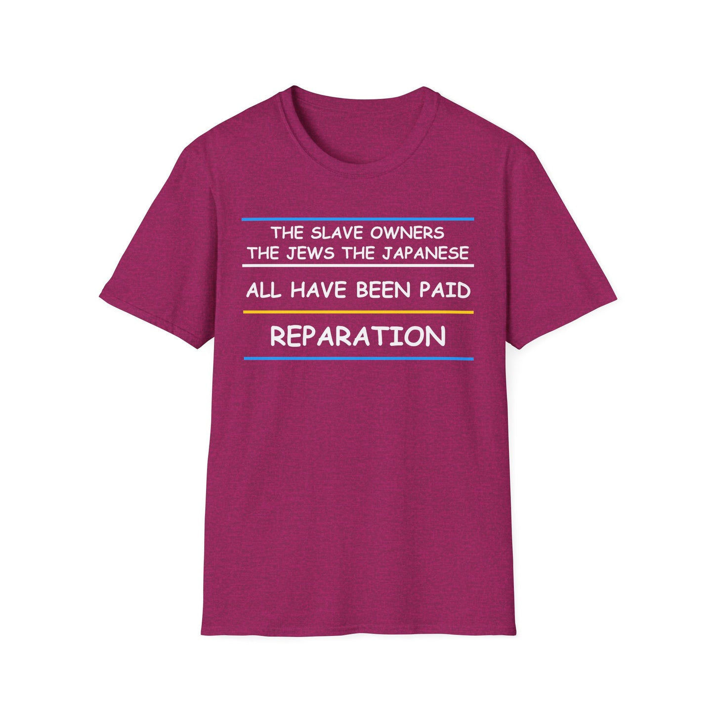 The Slave Owners The Jews The Japanese All Have Been Paid Reparation