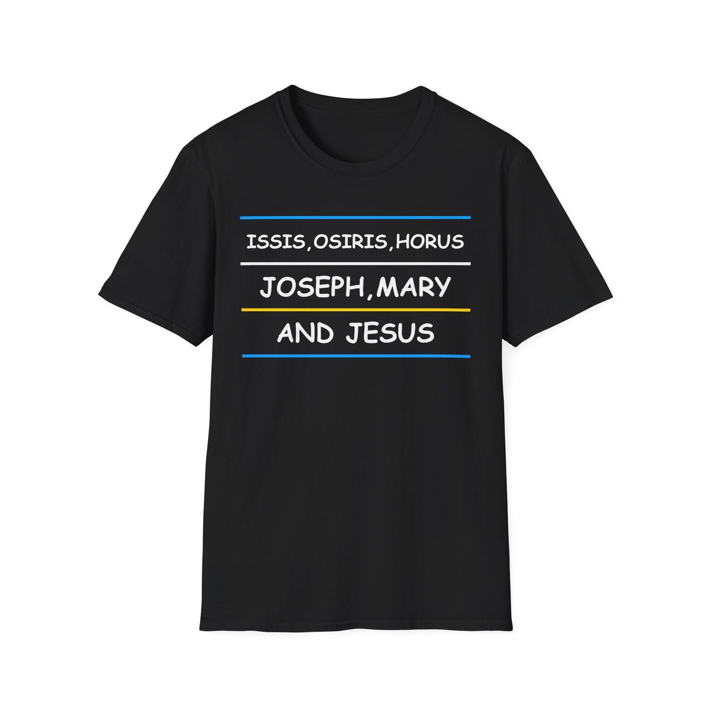 ISSIS, OSIRIS, HORUS, Joseph, Mary and Jesus