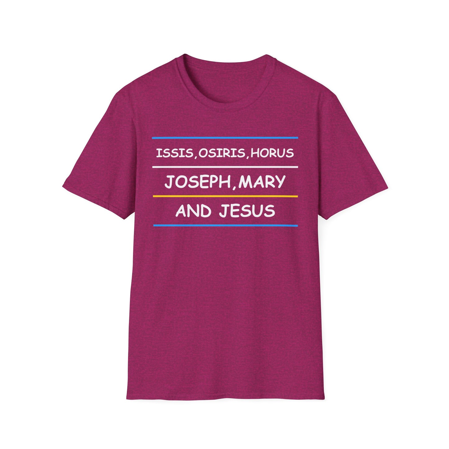 ISSIS, OSIRIS, HORUS, Joseph, Mary and Jesus