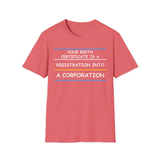 Your Birth Certificate is a Registration into a Corporation